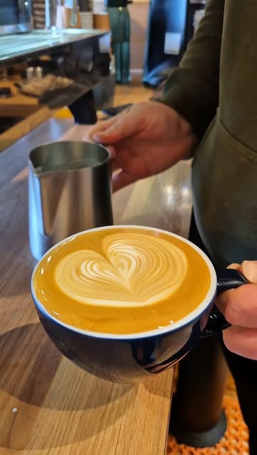 Coffee being poured